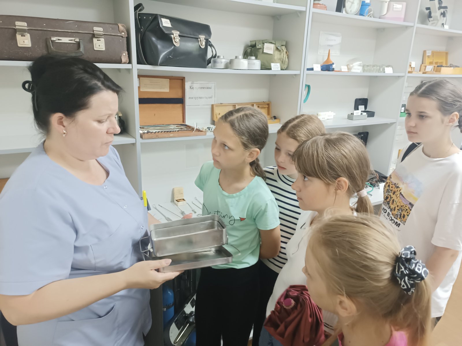 «Экскурсия для школьников  в музей здравоохранения Щучинского района»